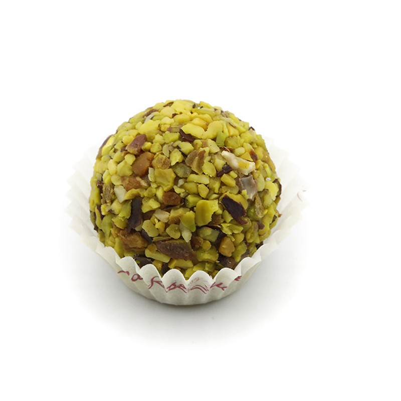 Almond Truffles with Crunchy Pistachio